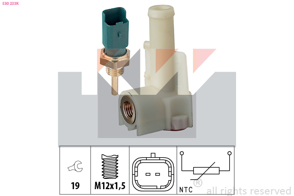 Senzor,temperatura lichid de racire 530 233K KW